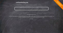 Desktop Screenshot of creditonebanking.com