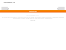 Tablet Screenshot of creditonebanking.com